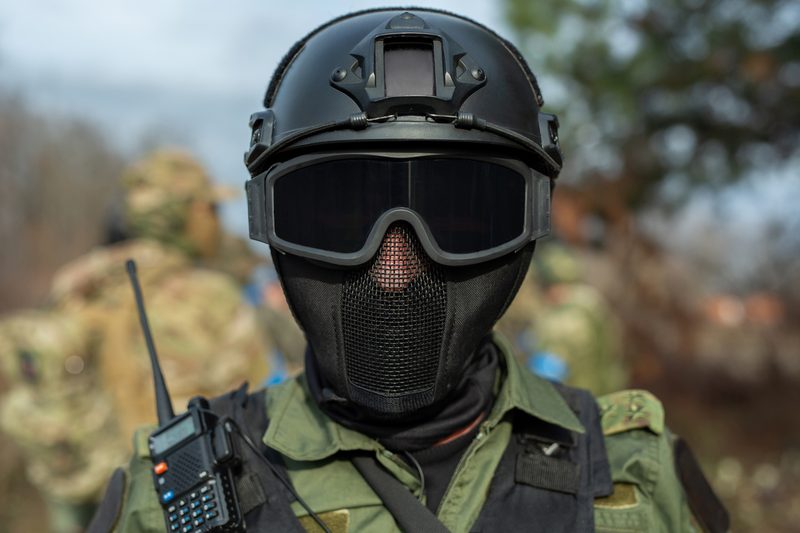 Vintage airsoft equipment at Cousins Adventure Parks