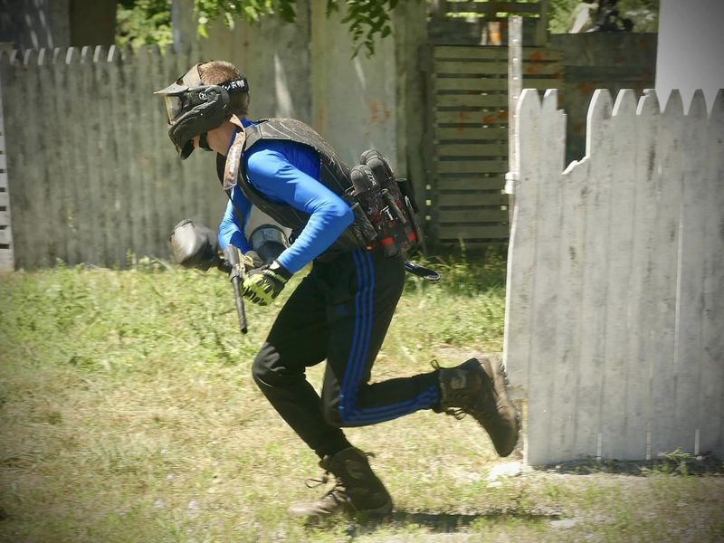 Young players geared up for paintball at Cousins Adventure Parks